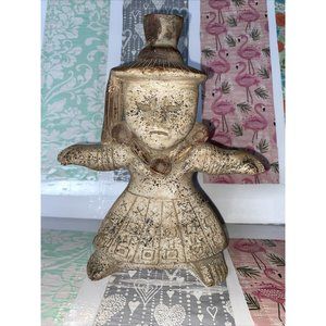 Mexican Folk Art Clay Terracotta Pottery Aztec